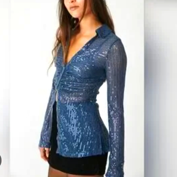 Free People Sequin Top - Picture 8 of 8